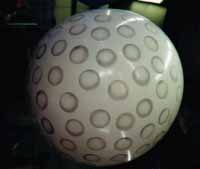 Golfball - 7' helium ball
